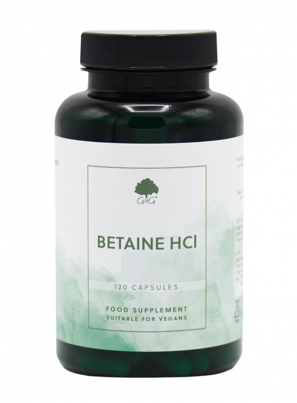 G&G Vitamins - BETAIN HCL - 120 kapslí