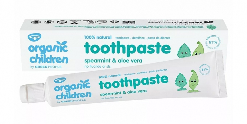 Green People BIO dětská zubní pasta Spearmint & Aloe Vera 50ml