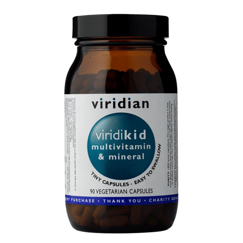 Viridian - Viridikid Multivitamin 90 kapslí - multivitamín pro děti