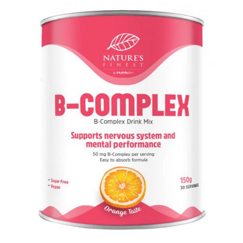 Nature’s Finest B-Complex 150g pomeranč (B-komplex)