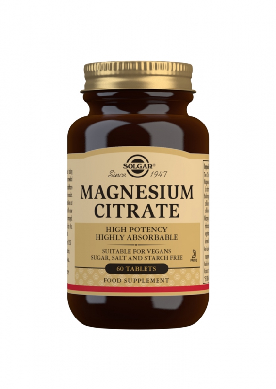 Solgar Magnesium Citrát 200 mg 60 tbl.