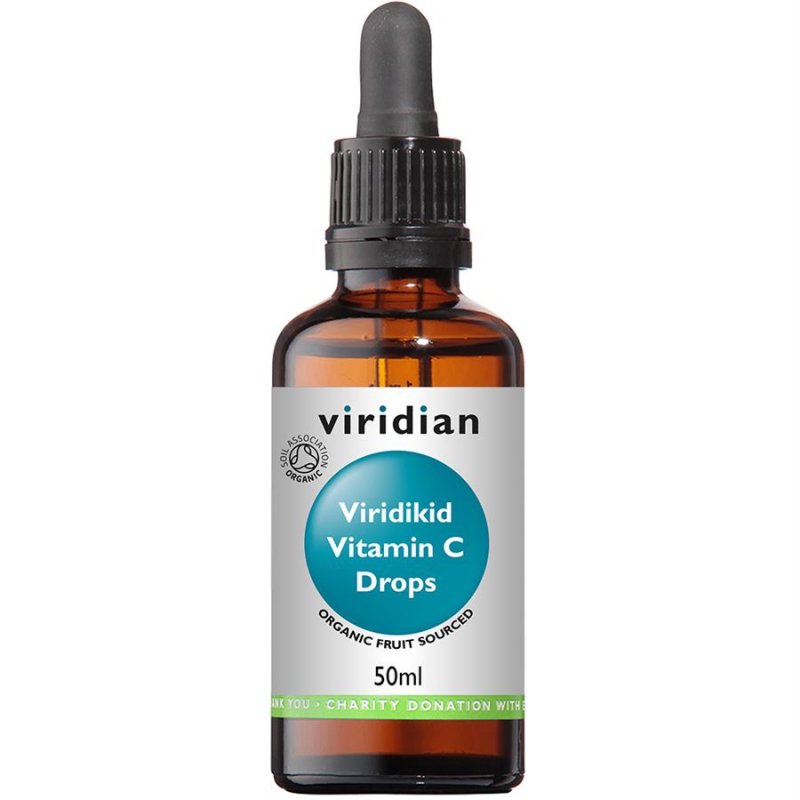 Viridian - Viridikid Vitamin C drops 50ml Organic (Vitamín C v kapkách pro děti)