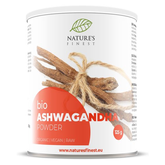 Nature’s Finest - Ashwagandha Powder Bio 125g (Indický ženšen Bio)