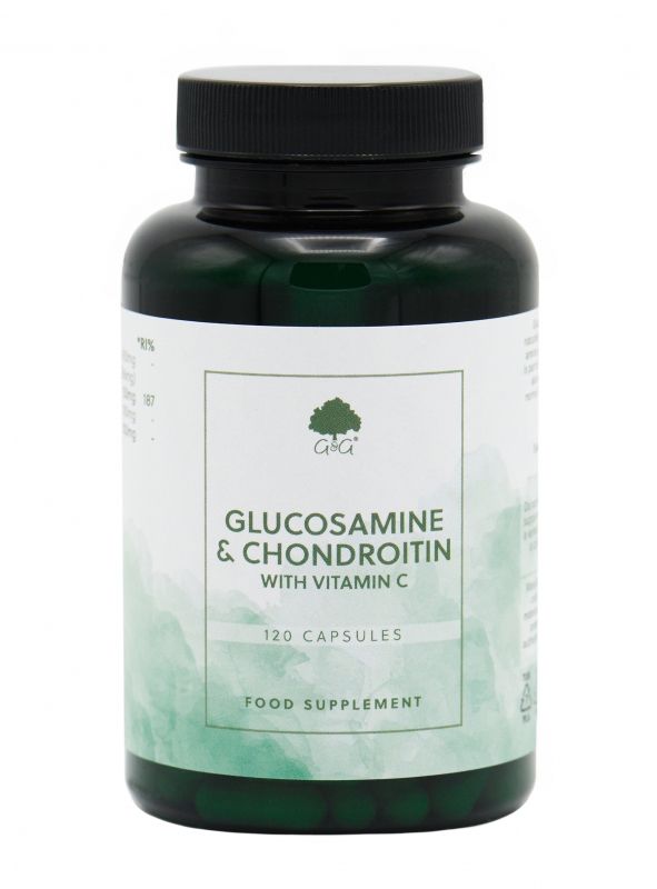 G&G Vitamins - Glukosamin, chondroitin a vitamin C - 120 kapslí