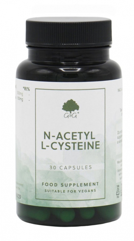G&G Vitamins - NAC - N-acetyl L-cystein - 30 kapslí