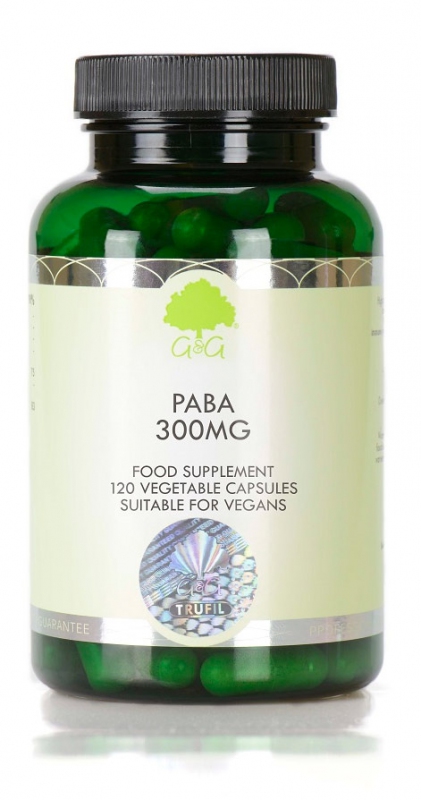 G&G Vitamins - PABA 300 mg - 120 kapslí