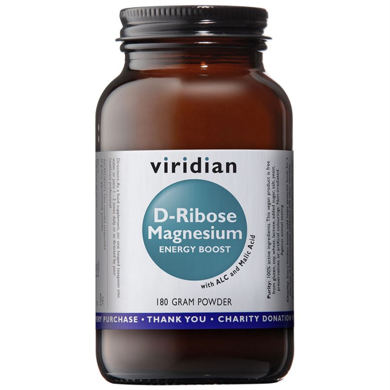 Viridian - D-Ribose Magnesium 180g (D-ribóza a hořčík)