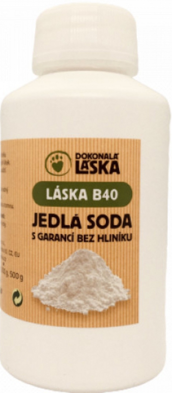 Jedlá soda bez hliníku v plastové dóze 300g - LÁSKA B40