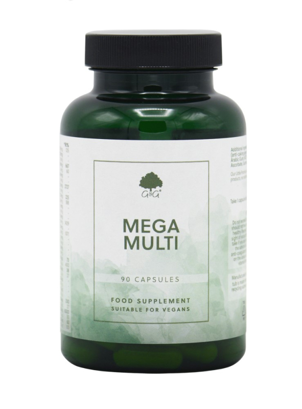 G&G Vitamins - Mega Multi – Multivitamín - 90 kapslí