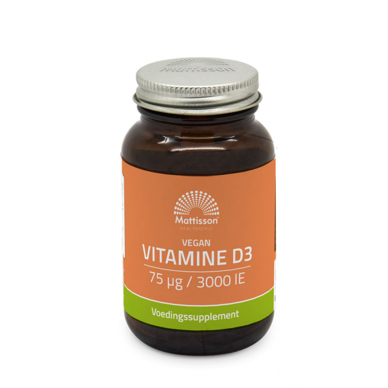 Mattisson Veganský vitamin D3 - 75 mcg (3000 IU) - 60 kapslí