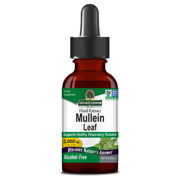 Nature’s Answer Mullein leaf – Divizna tekutý extrakt bez alkoholu 30 ml