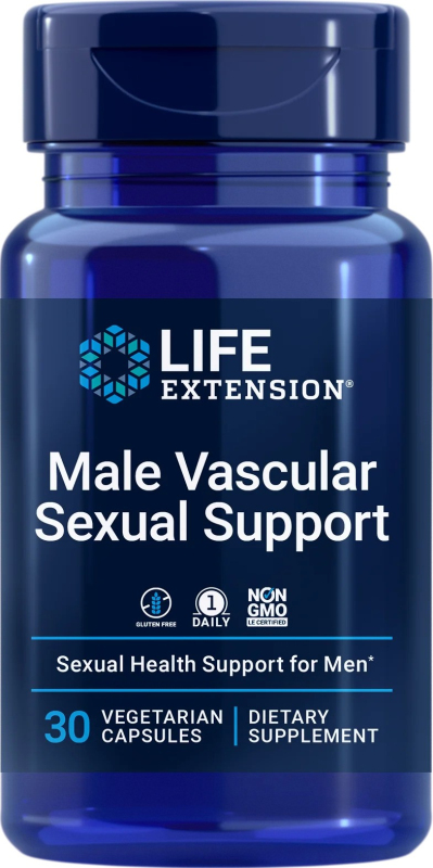 Life Extension Male Vascular Sexual Support, 30 rostlinných kapslí