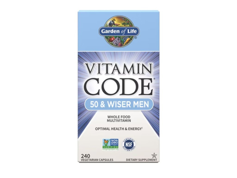 Garden of Life - Vitamin Code 50 & Wiser Men - 240 vcaps