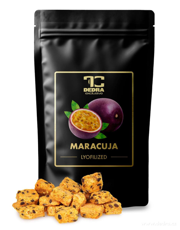EXOTICKÁ MARAKUJA - lyofilizované kostky, ovoce sušené mrazem - 50 g