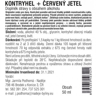 Kontryhel + červený jetel 50ml