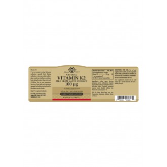 Solgar Vitamín K2 100 ug 50 cps