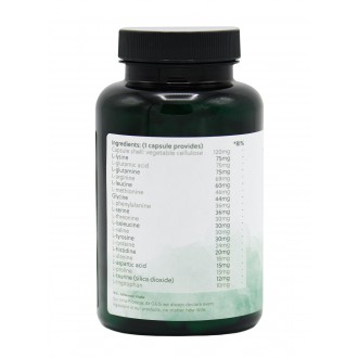 G&G Vitamins - Plnospektrální aminokyseliny - 120 kapslí