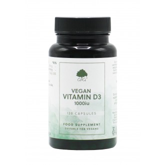 G&G Vitamins - VITAMÍN D3 1000iu - 120 kapslí - veganská forma