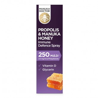 Manuka Doctor Vitamin D sprej s manukovým medem a propolisem 250 M.E.D. 20 ml