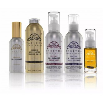 Tabitha James Kraan BIO Přírodní šampon - Amber Rose, Všechny typy vlasů - 165 ml