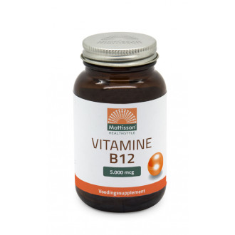 Mattisson Vitamin B12 - 5000 mcg - 60 pastilek