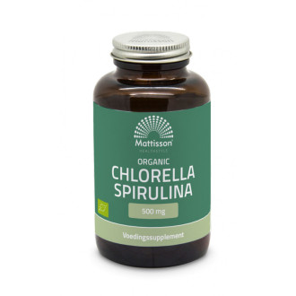 Mattisson BIO Chlorella Spirulina 500 mg  - 240 tablet