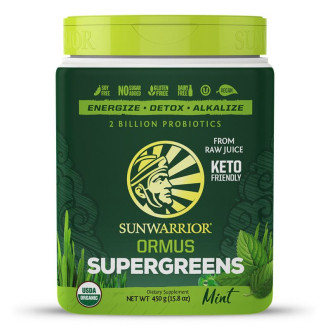 Sunwarrior Ormus Super Greens BIO 450g mint