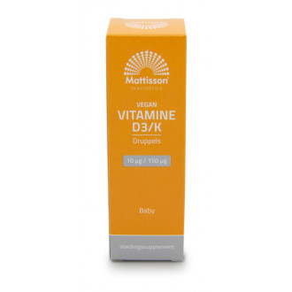 Mattisson Vegan Vitamin D3/K Baby  - 25ml