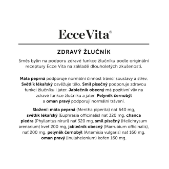 Ecce Vita Bylinný čaj Zdravý žlučník 50g