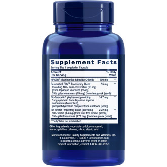 Life Extension NAD+ Cell Regenerator™ and Resveratrol Elite™ - 30 vcaps
