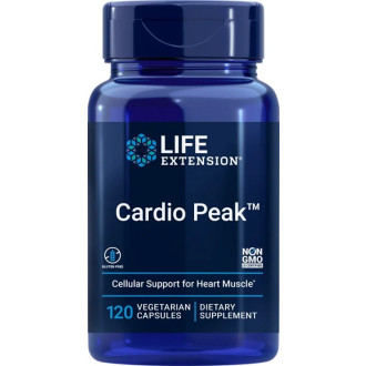 Life Extension Cardio Peak with standardised Hawthorn and Arjuna - 120 rostlinnych kapsli