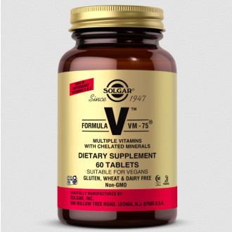Solgar Formule VM-75 - jednička mezi multivitamíny 60 tbl