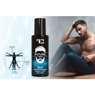 ANTIPERSPIRANT sprej pro muže FUTURE MEN® PLATINUM 3v1 - 200 ml