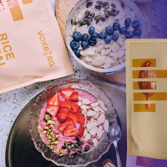 Rice Meal - Rýžová proteinová kaše- slaný karamel a mandle - 600g