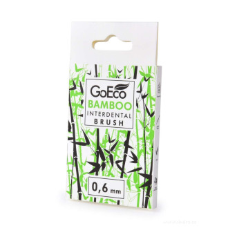 Sada mezizubních kartáčků GoEco® BAMBOO z bambusu , 0,6 mm - 6ks