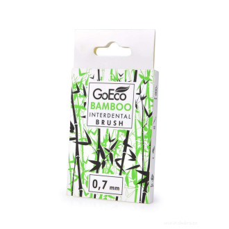 Sada mezizubních kartáčků GoEco® BAMBOO z bambusu , 0,7 mm - 6ks