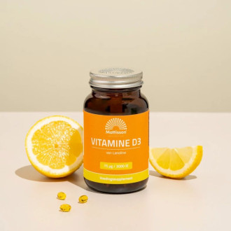 Mattisson Vitamin D3 75 mcg 3000IU  - 240 kapslí