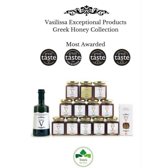Vasilissa BIO med s tymiánem a 24karátovým jedlým zlatem 250 g