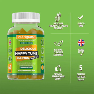 Happy Tums Digestion 60 gummies
