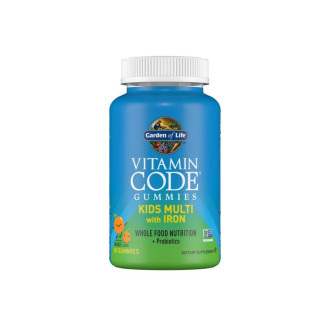 Garden of Life - Vitamin Code Kids Multi s železem, pomeranč - 90 gumítků