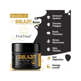 P!nkTribe Original Himalayan Shilajit Resin 30g - Gold Grade 100% Pure