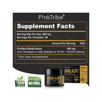 P!nkTribe Original Himalayan Shilajit Resin 30g - Gold Grade 100% Pure