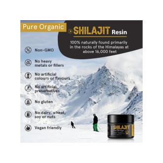 P!nkTribe Original Himalayan Shilajit Resin 30g - Gold Grade 100% Pure