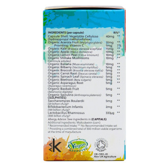 G&G Vitamins - BIO ORGANIC KID’S RAINBOW FOOD 120 cps