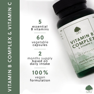 G&G Vitamins - VITAMÍN B komplex a VITAMÍN C - 60 kapslí