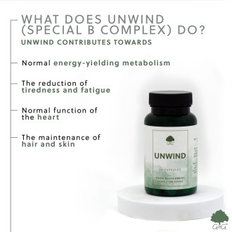 G&G Vitamins - UNWIND - 60 kapslí - Speciální B-komplex - DMS 20.10.2025