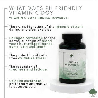 G&G Vitamins - pH Friendly VITAMÍN C - 120 kapslí