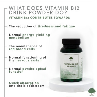 G&G Vitamins - Sublingvální VITAMÍN B12 (metylkobalamin) - 50g prášek