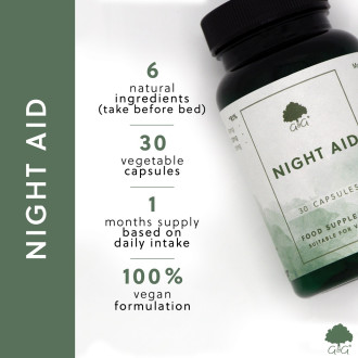 G&G Vitamins - NIGHT AID - 30 kapslí - SLEVA- Datum minimální spotřeby 22.10.2024
