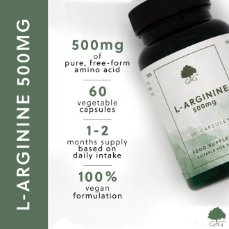 G&G Vitamins - L-ARGININ 500 mg - 60 kapslí